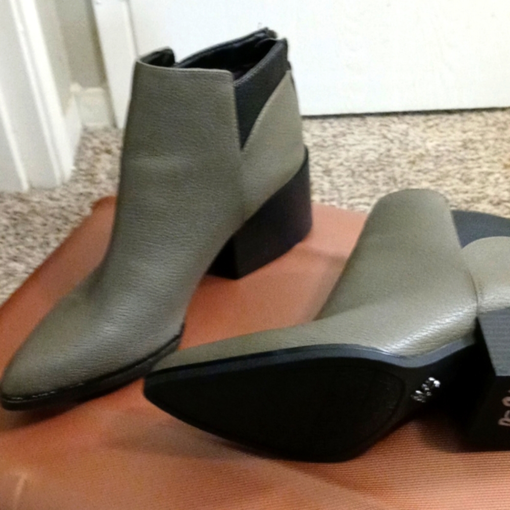 Vegan leather boots